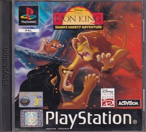 Disneys The Lion King Simbas Mighty Adventure - PS1 (B Grade) (Genbrug)